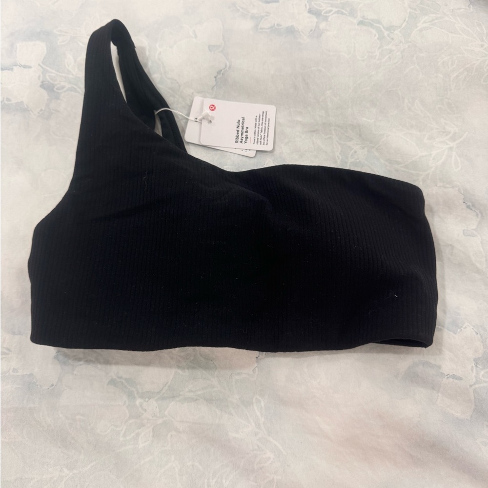 Lululemon Ribbed Nulu Asymmetrical Yoga Bra - New with Tags